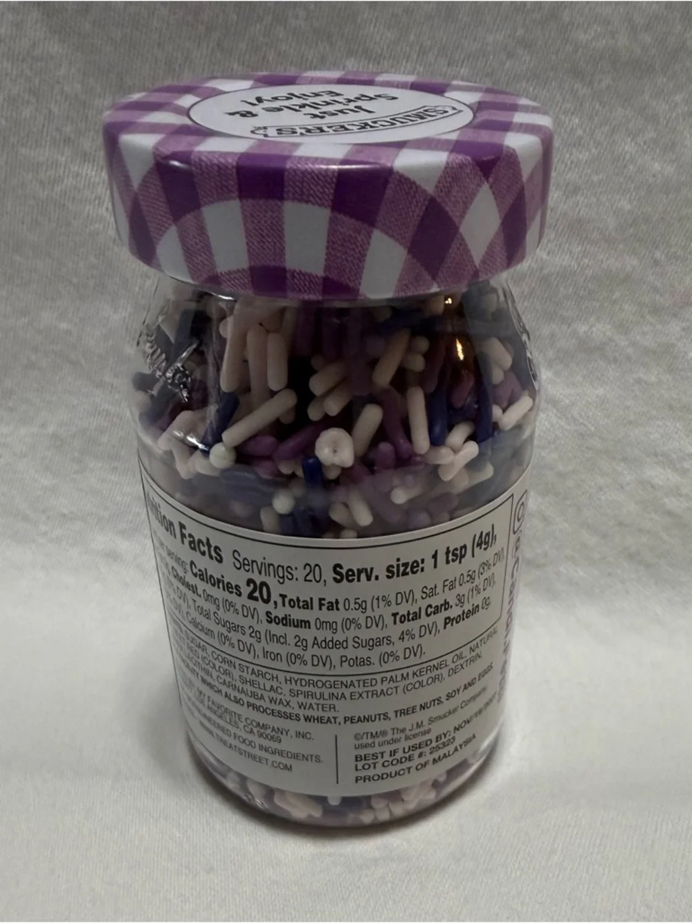 Smuckers Grape Sprinkles - Purple Mix